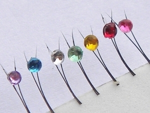 Cils Y-Lashes décorés de cristaux de strass - 10 mm